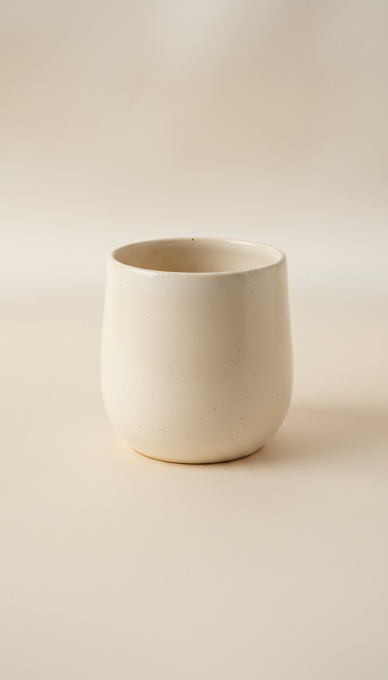 Porcelain Mug Duo In Cream