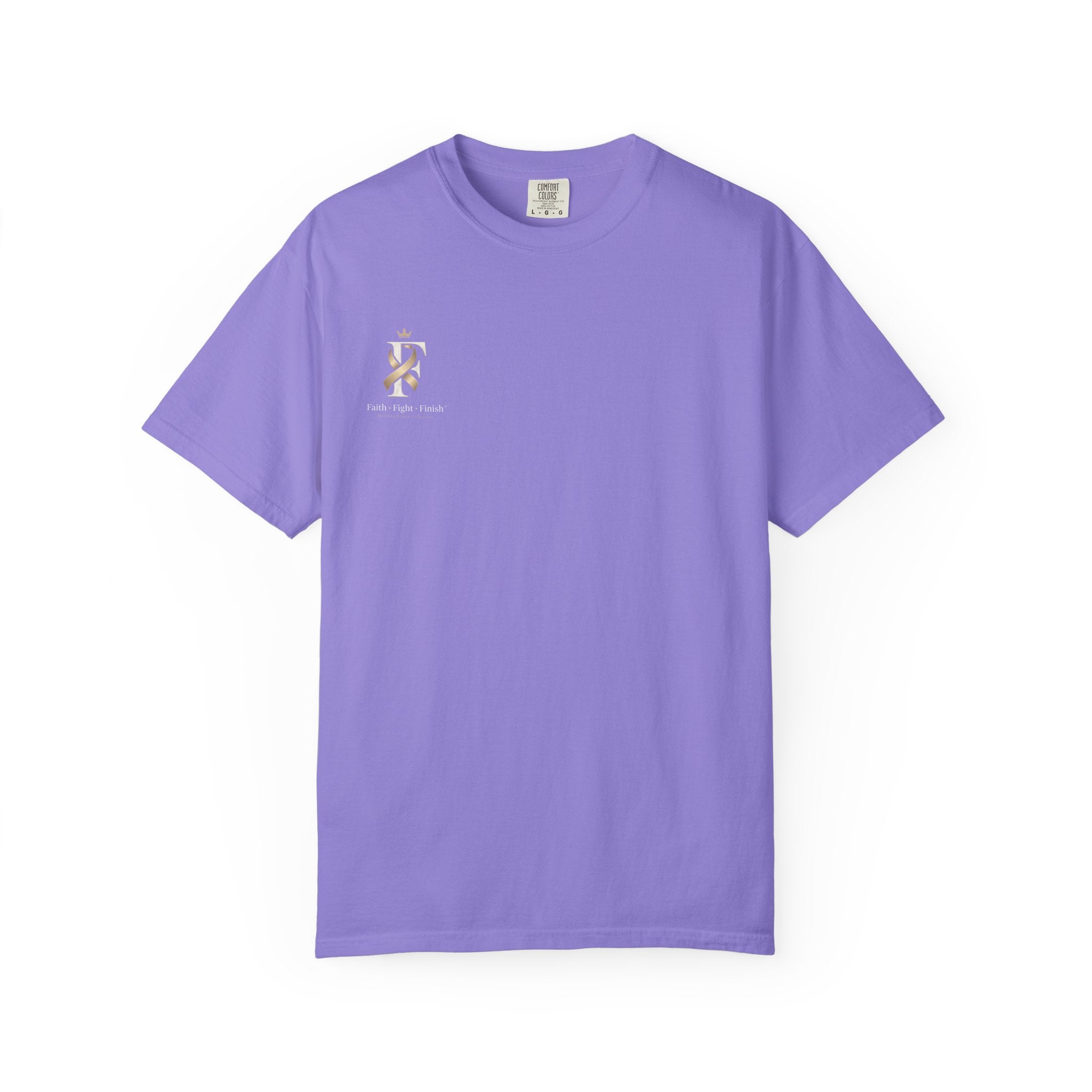 F Cancer Ribbon T-Shirt — Gold Awareness Tee