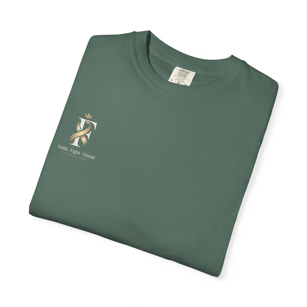 F Cancer Ribbon T-Shirt — Gold Awareness Tee