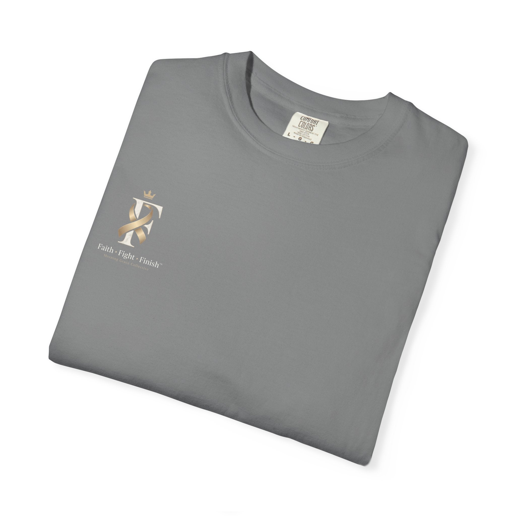 F Cancer Ribbon T-Shirt — Gold Awareness Tee