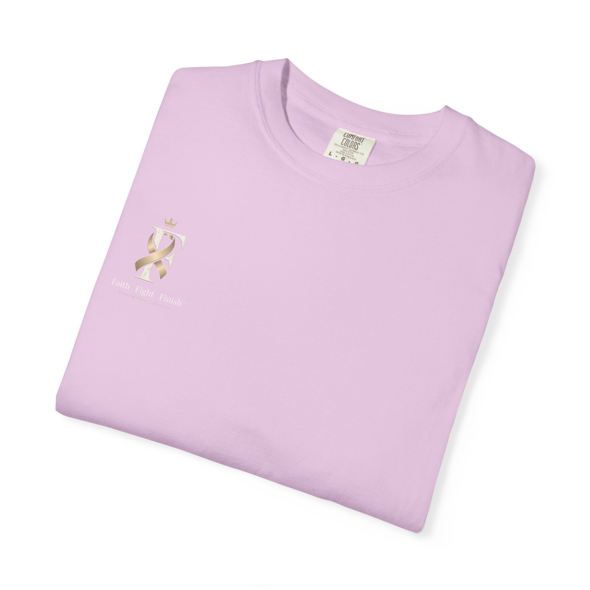 F Cancer Ribbon T-Shirt — Gold Awareness Tee