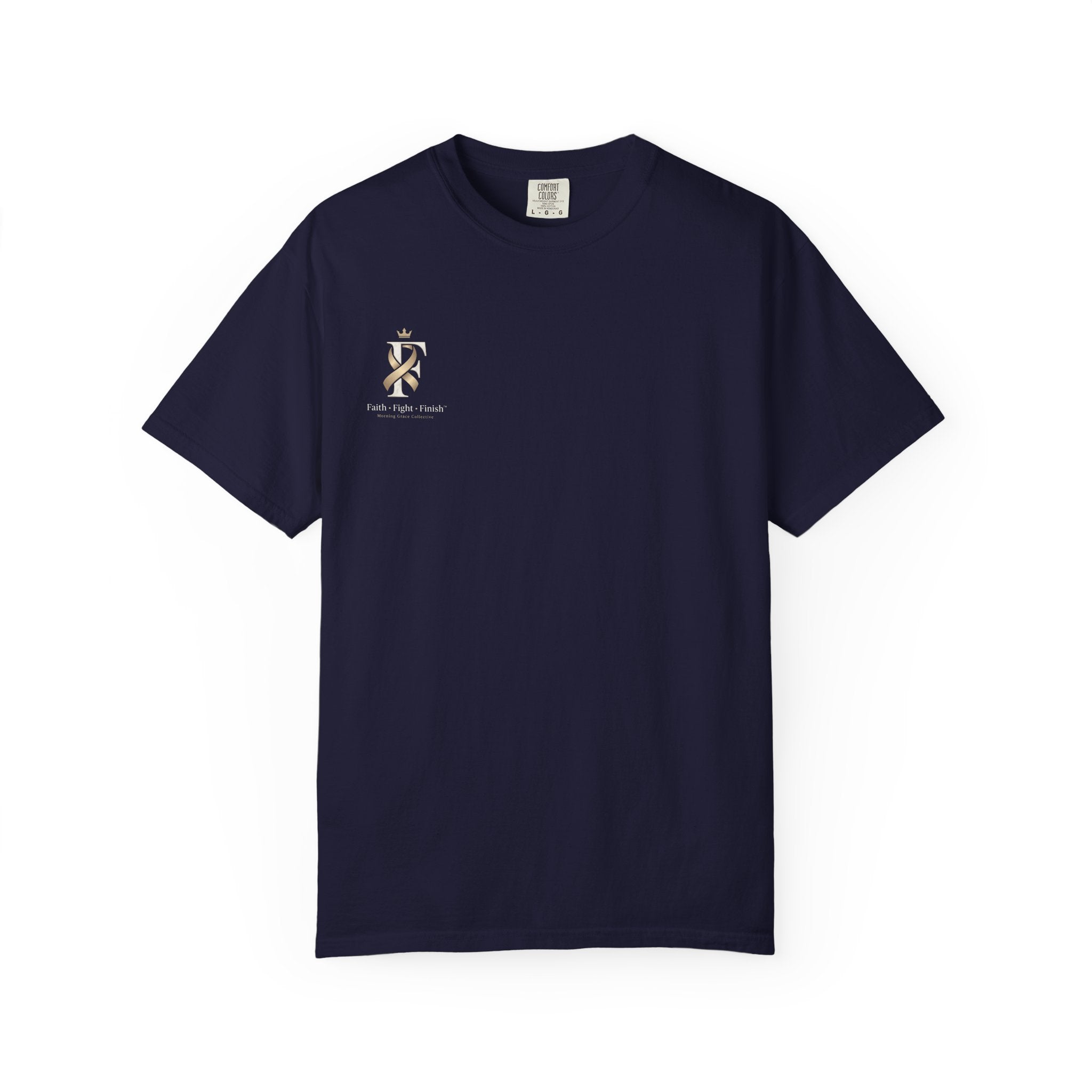 F Cancer Ribbon T-Shirt — Gold Awareness Tee