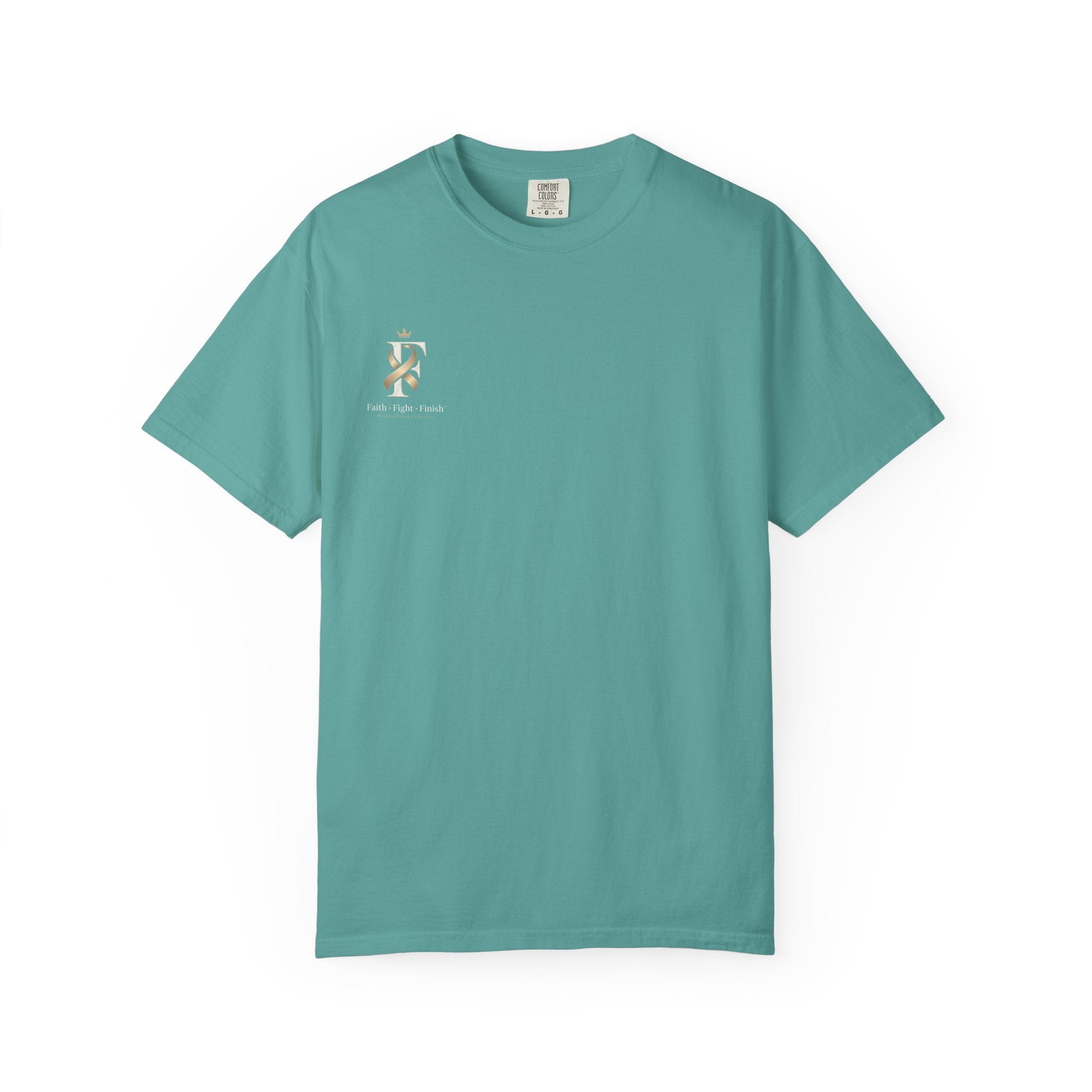 F Cancer Ribbon T-Shirt — Gold Awareness Tee