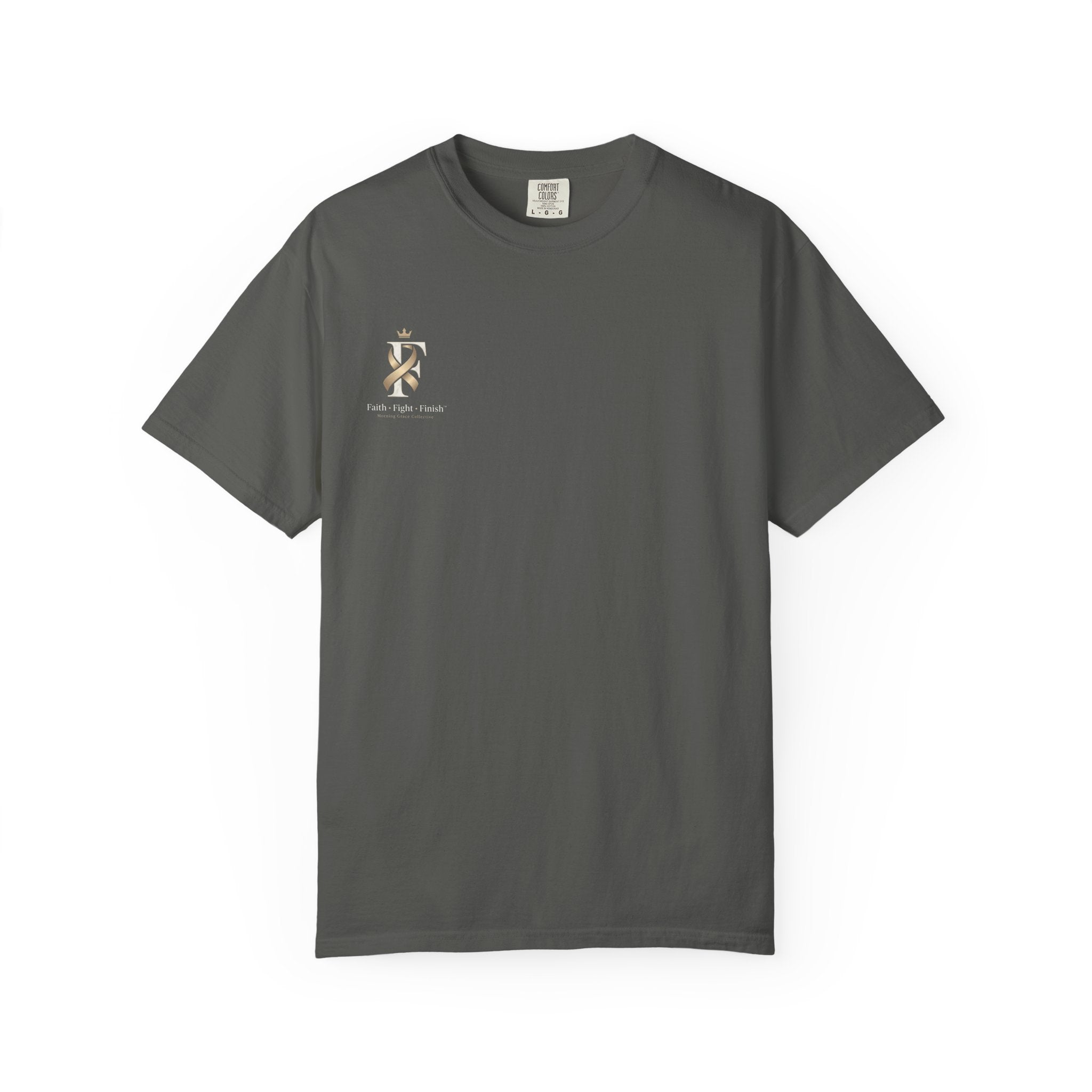 F Cancer Ribbon T-Shirt — Gold Awareness Tee