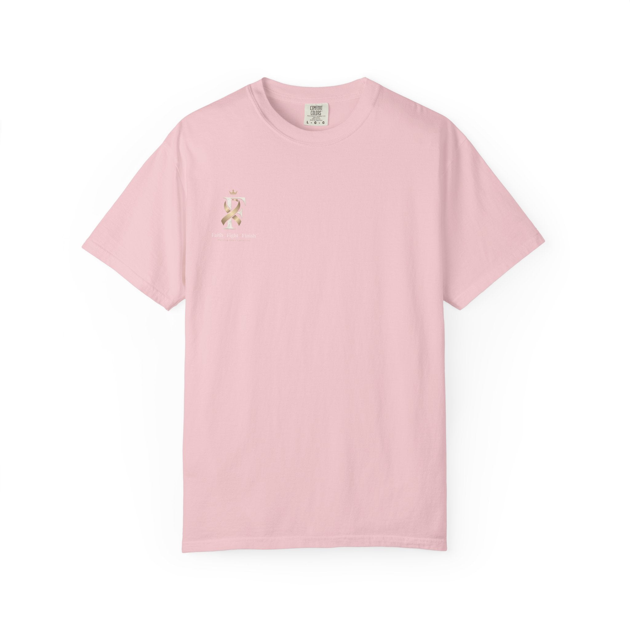 F Cancer Ribbon T-Shirt — Gold Awareness Tee