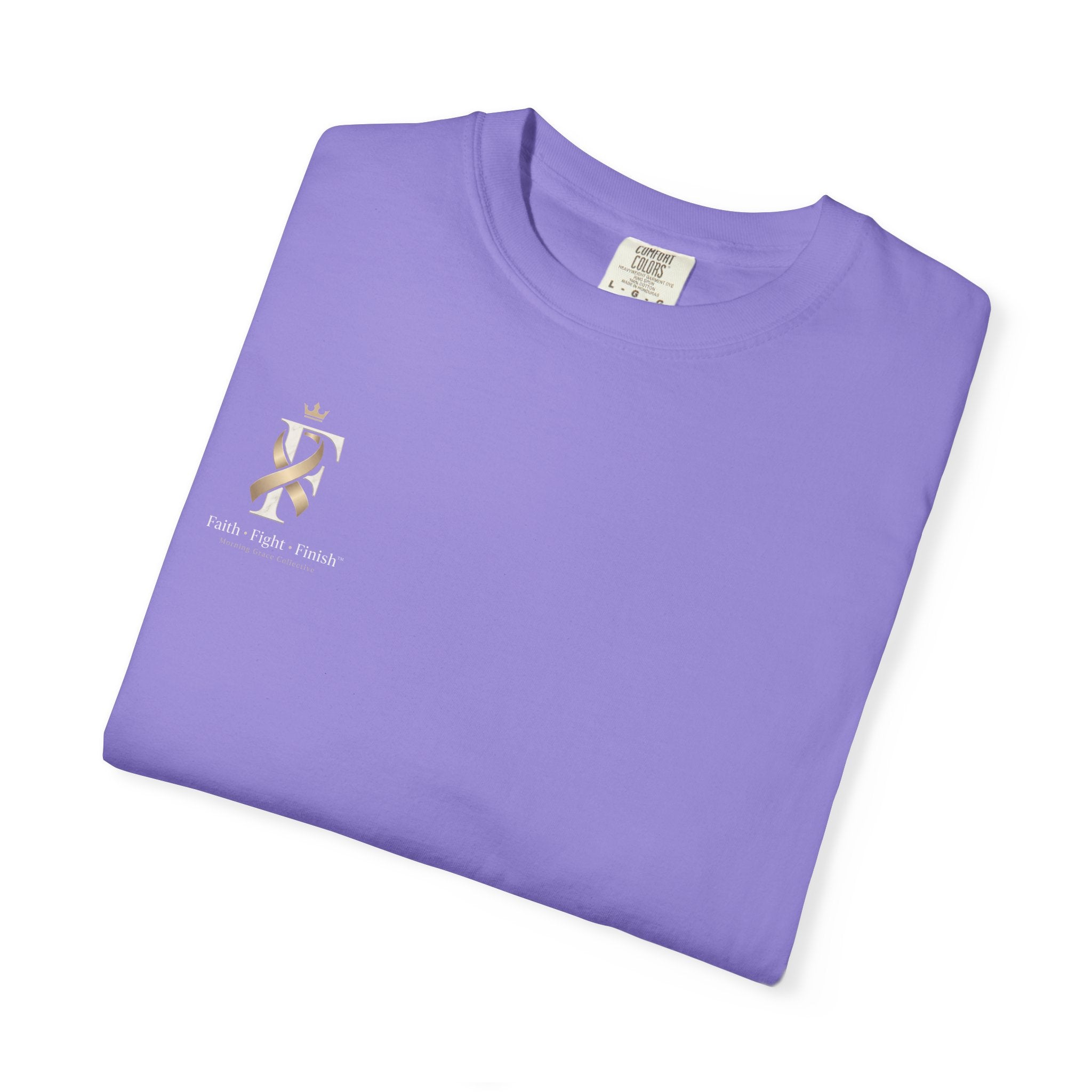 F Cancer Ribbon T-Shirt — Gold Awareness Tee