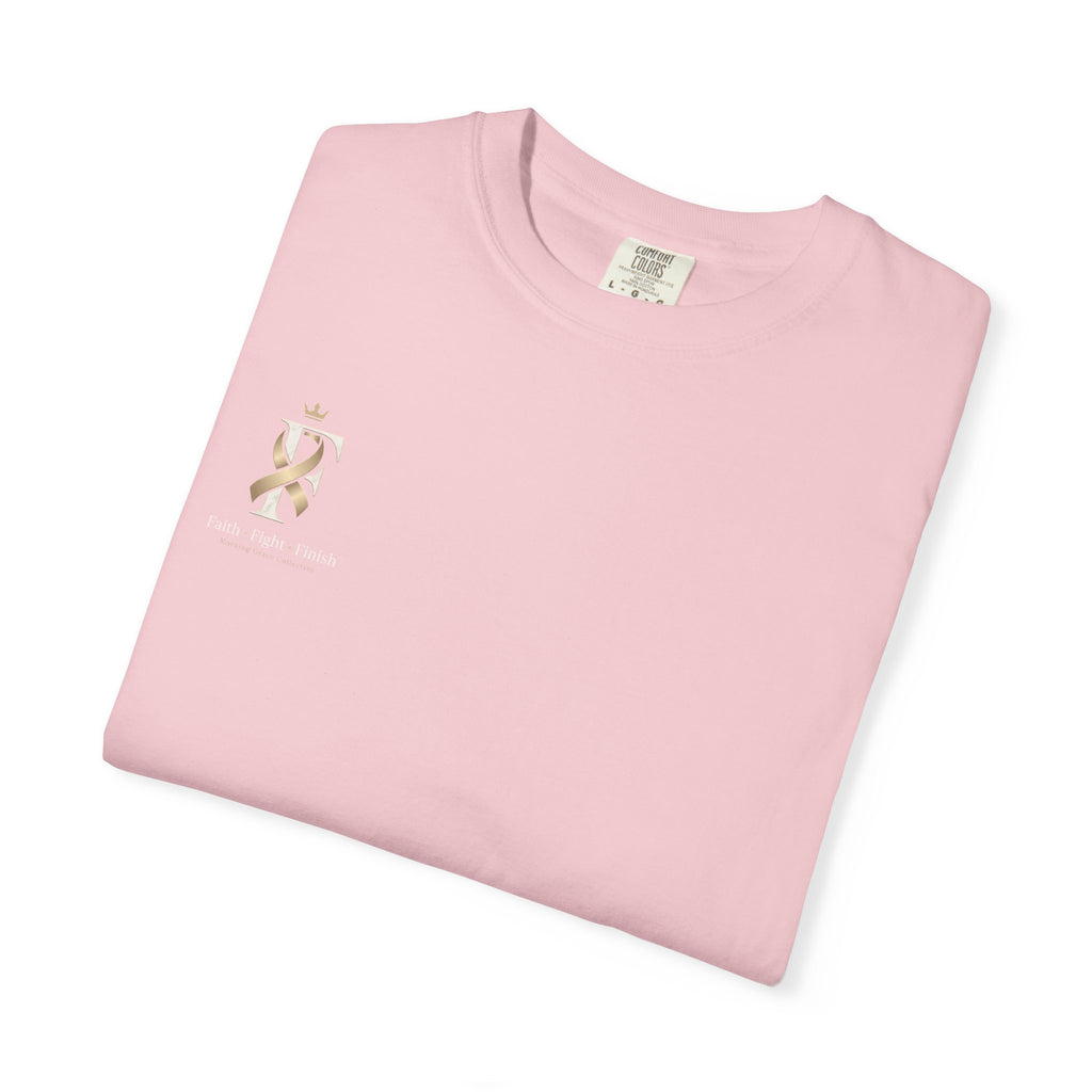 F Cancer Ribbon T-Shirt — Gold Awareness Tee