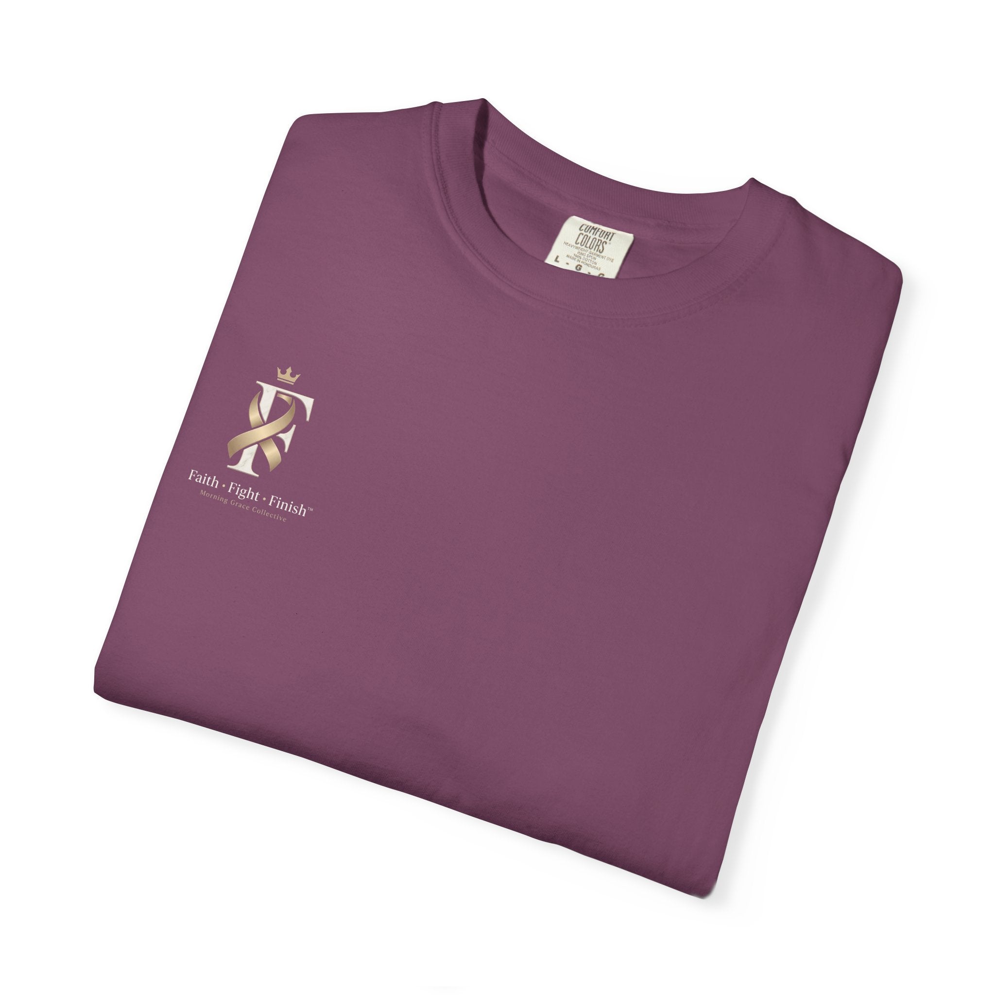 F Cancer Ribbon T-Shirt — Gold Awareness Tee