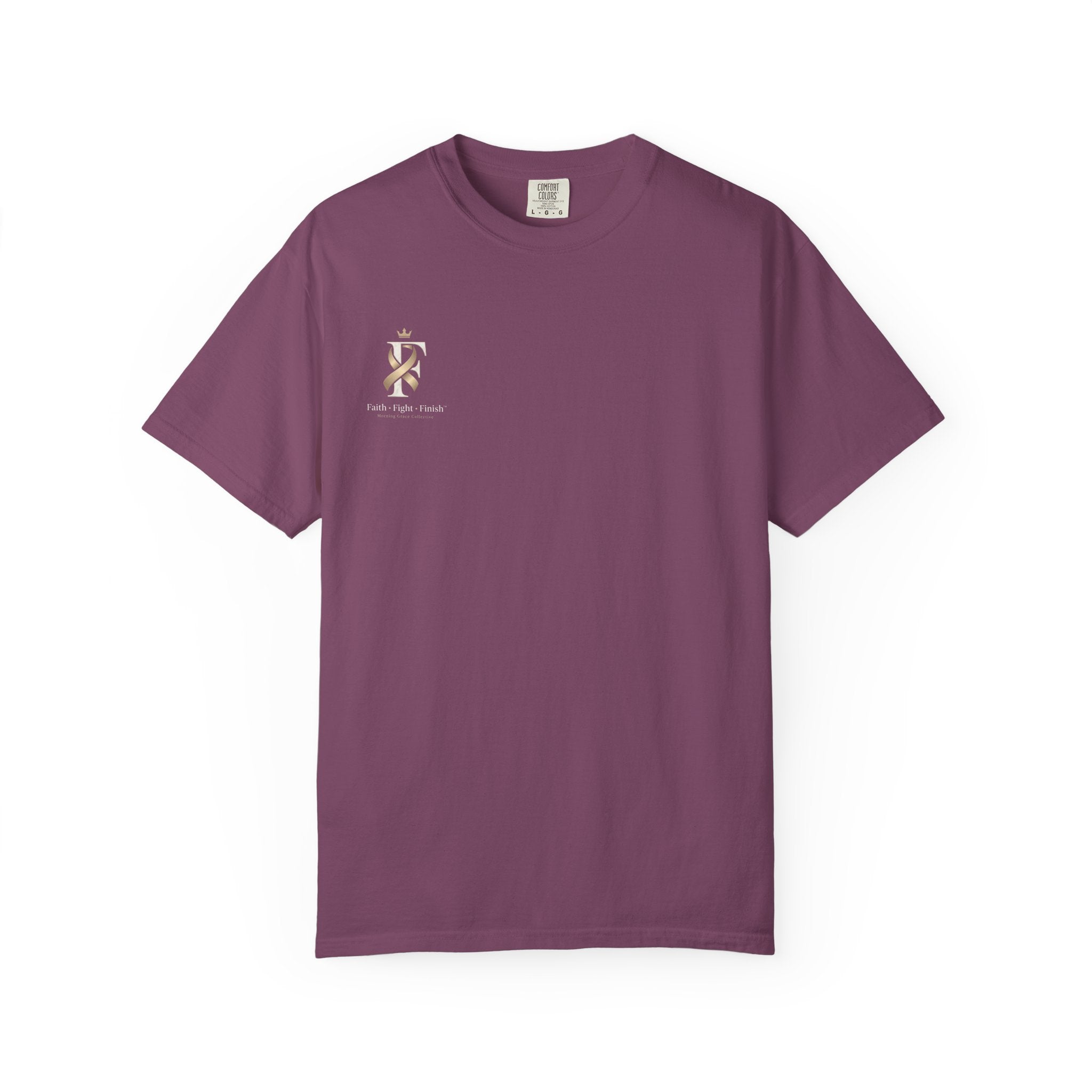 F Cancer Ribbon T-Shirt — Gold Awareness Tee