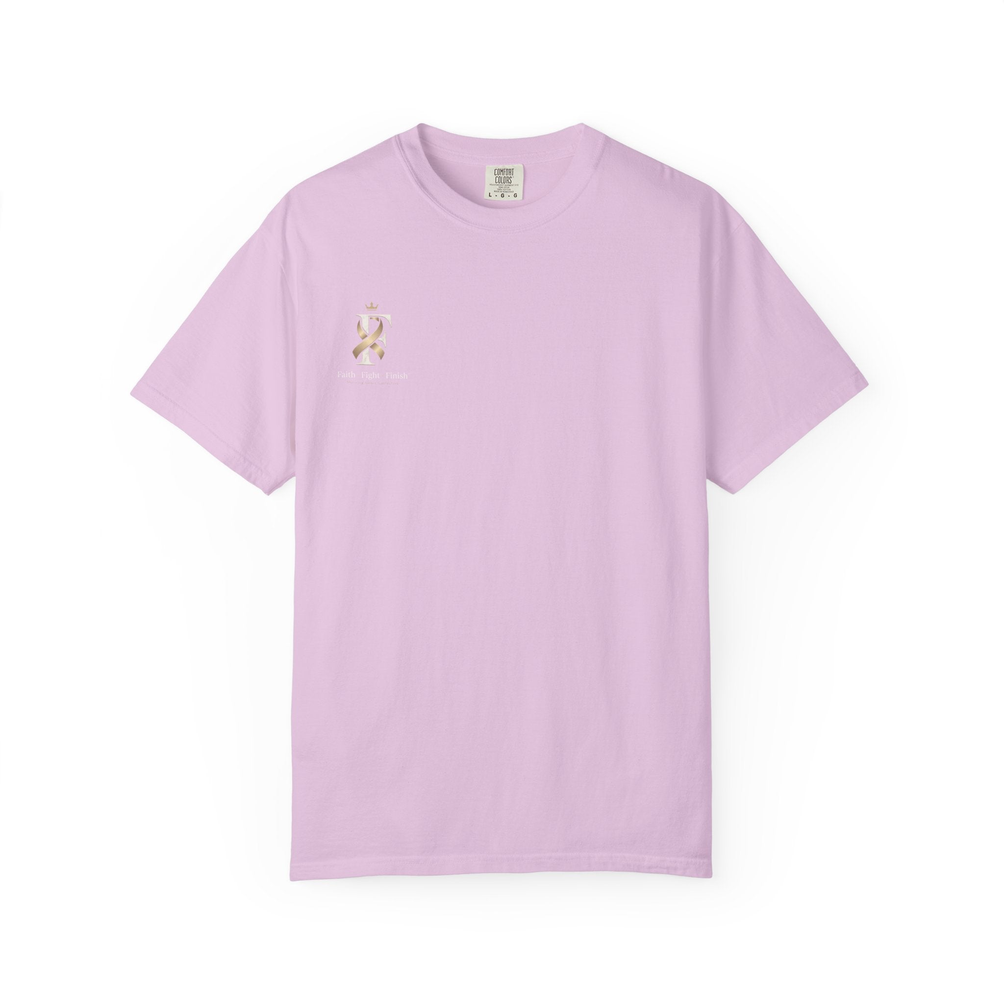 F Cancer Ribbon T-Shirt — Gold Awareness Tee