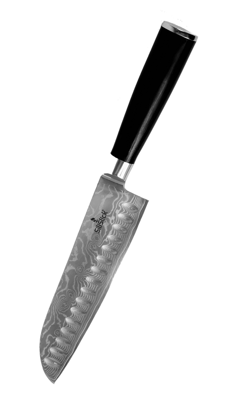 Damascus VG10 Steel Santoku Knife Classic Wave