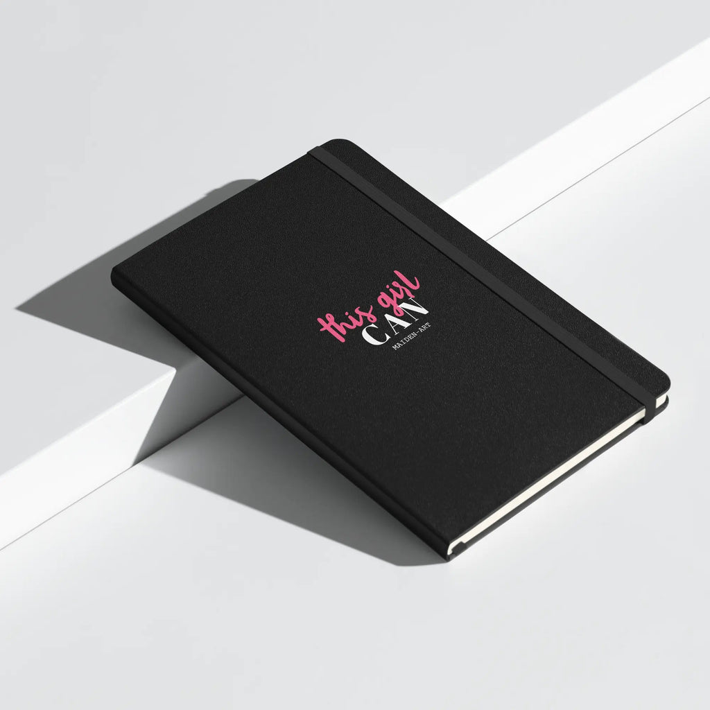 This Girl Can Hardcover bound notebook - JournalBook - stationary